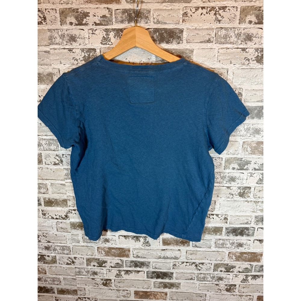 Mother The Lil Sinful T-Shirt Womens Small Blue Excellent Surf Mon Amour Graphic - Picture 2 of 5